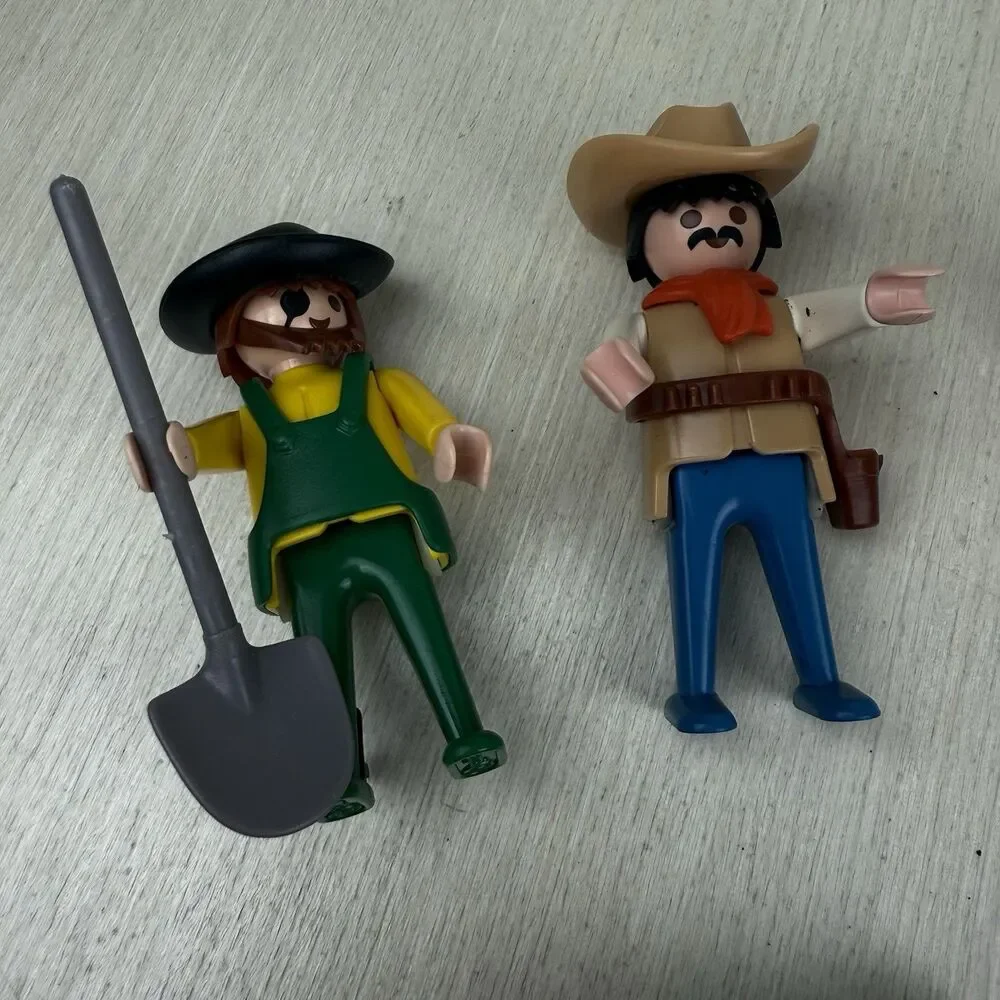 Playmobil # 3747 Gold Miners Panning Mining Playset Old West Parts Pieces